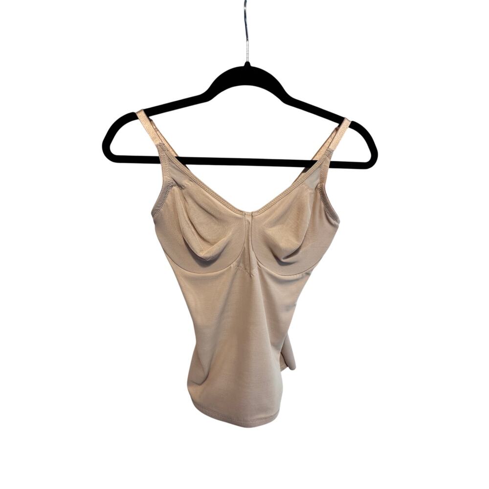Miraclesuit Nude Shapewear Cami Top Underwire Bra Control Tank 36C Style 2782